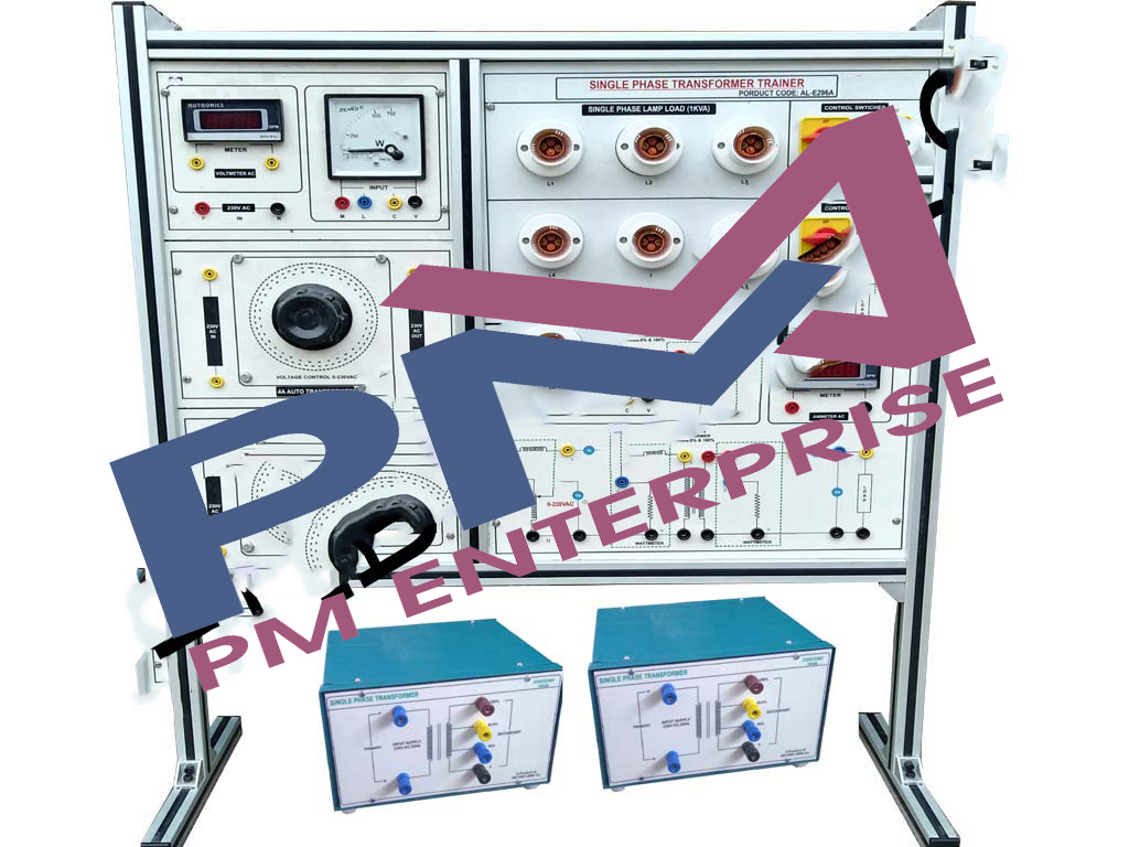 PM-P309A PARALLEL OPERATIONS OF TWO SINGLE PHASE TRANSFORMER TRAINER (RACK)
