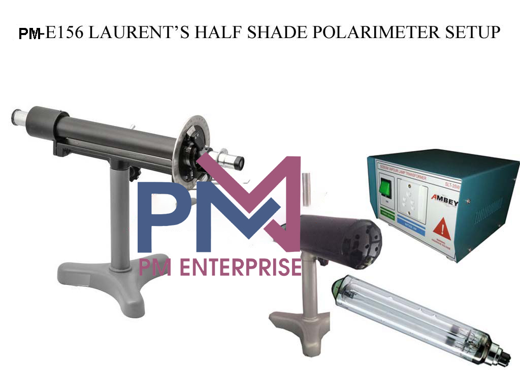 PM-P156 DETERMINATION OF SPECIFIC ROTATION OF SUGAR SOLUTION WITH HALF SHADE POLARIMETER