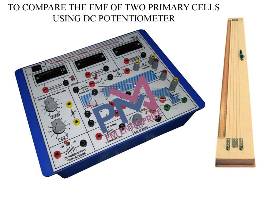 PM-P157 TO COMPARE THE EMF OF TWO PRIMARY CELLS USING DC POTENTIOMETER