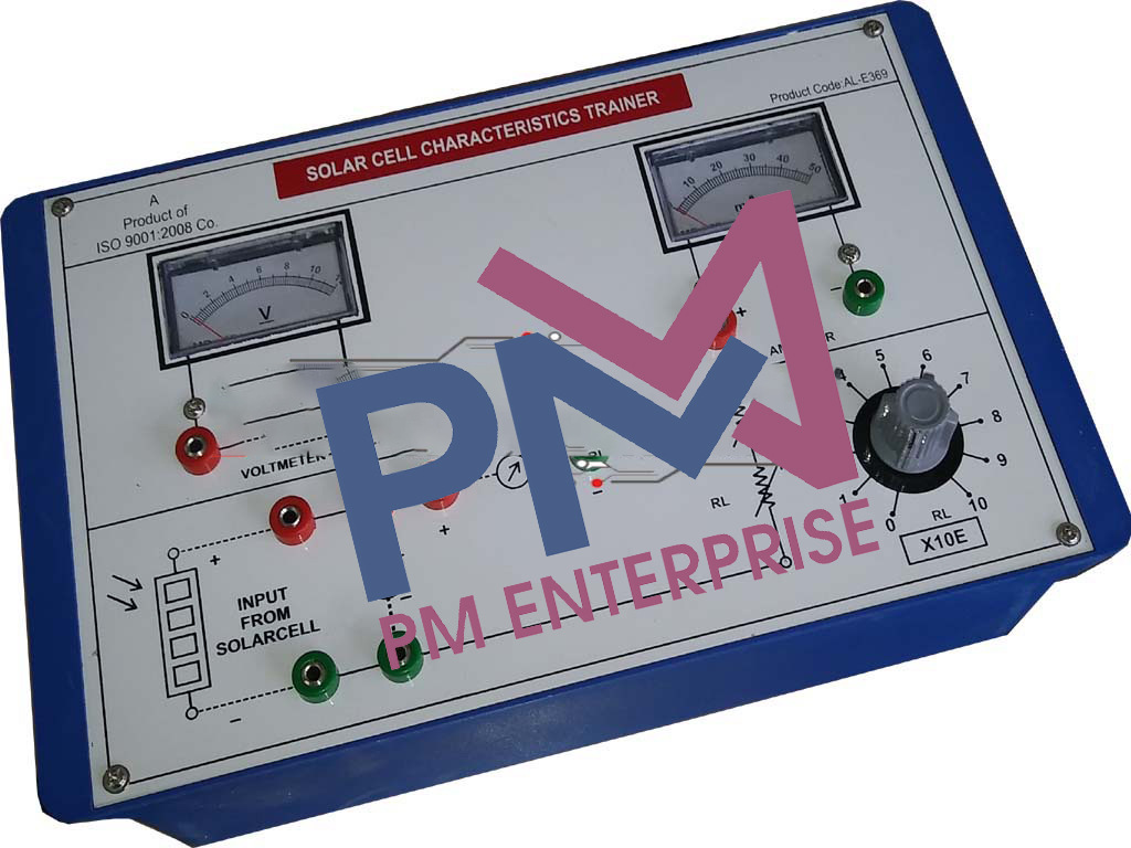 PM-P369A SOLAR CELL CHARACTERISTICS (ANALOG METERS)
 
 