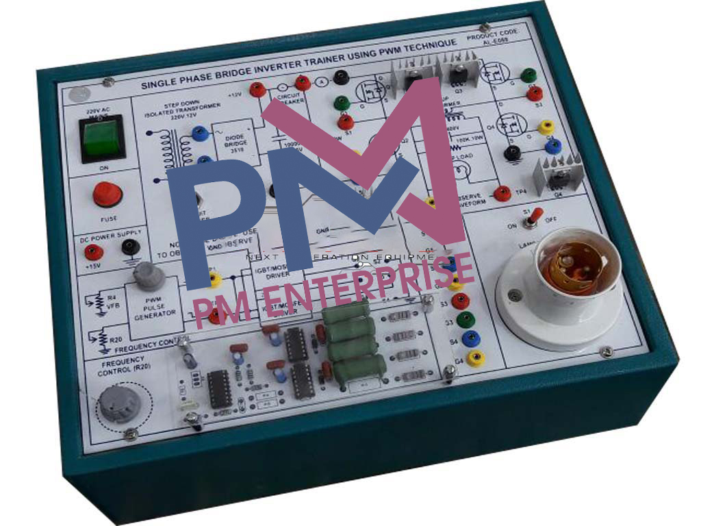  
PM-P088 SINGLE PHASE MOSFET BRIDGE INVERTER USING PWM TECHNIQUE