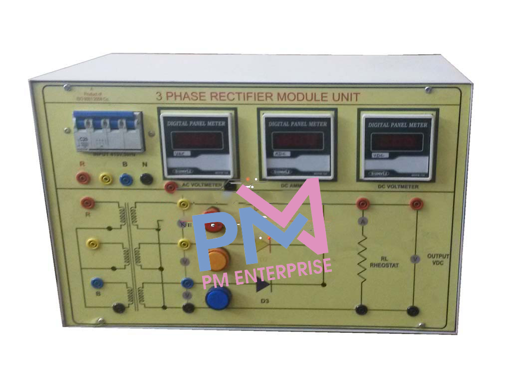 PM-P310 THREE PHASE HALF WAVE UNCONTROLLED RECTIFIER TRAINER