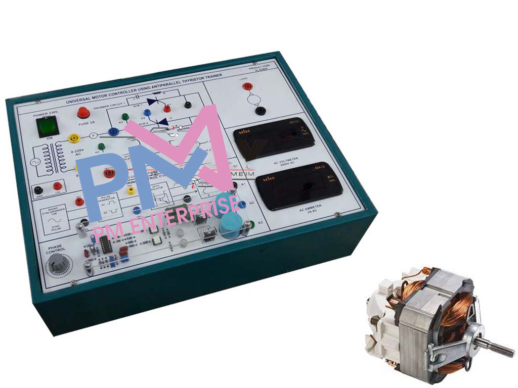 PM-P466A UNIVERSAL MOTOR CONTROLLER USING ANTIPARALLEL THYRISTOR TRAINER