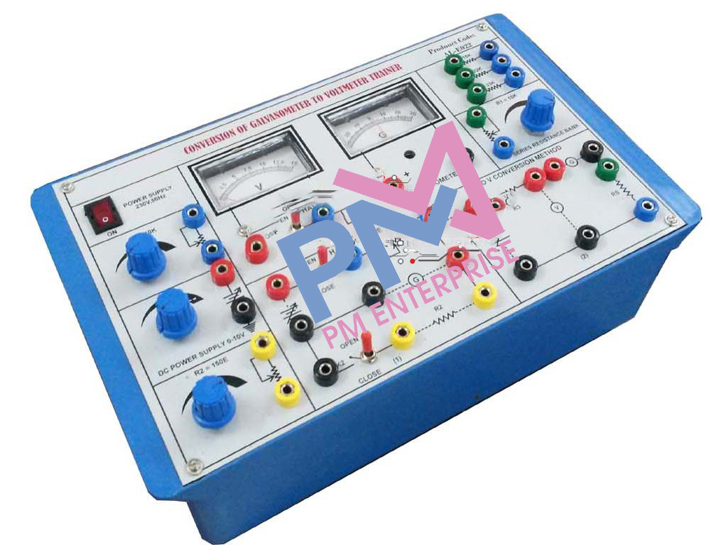 PM-P022 CONVERSION OF GALVANOMETER TO VOLTMETER