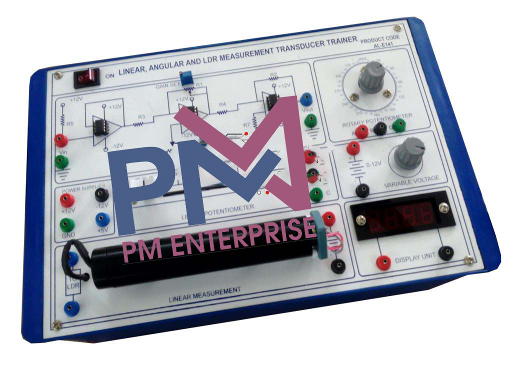 PM-P141 LINEAR, ANGULAR AND LDR MEASUREMENT TRANSDUCER TRAINER