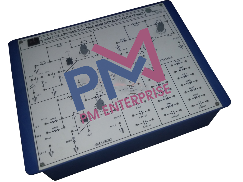 PM-P266 ACTIVE LOW PASS, HIGH PASS, BAND PASS AND BAND REJECT FILTER TRAINER