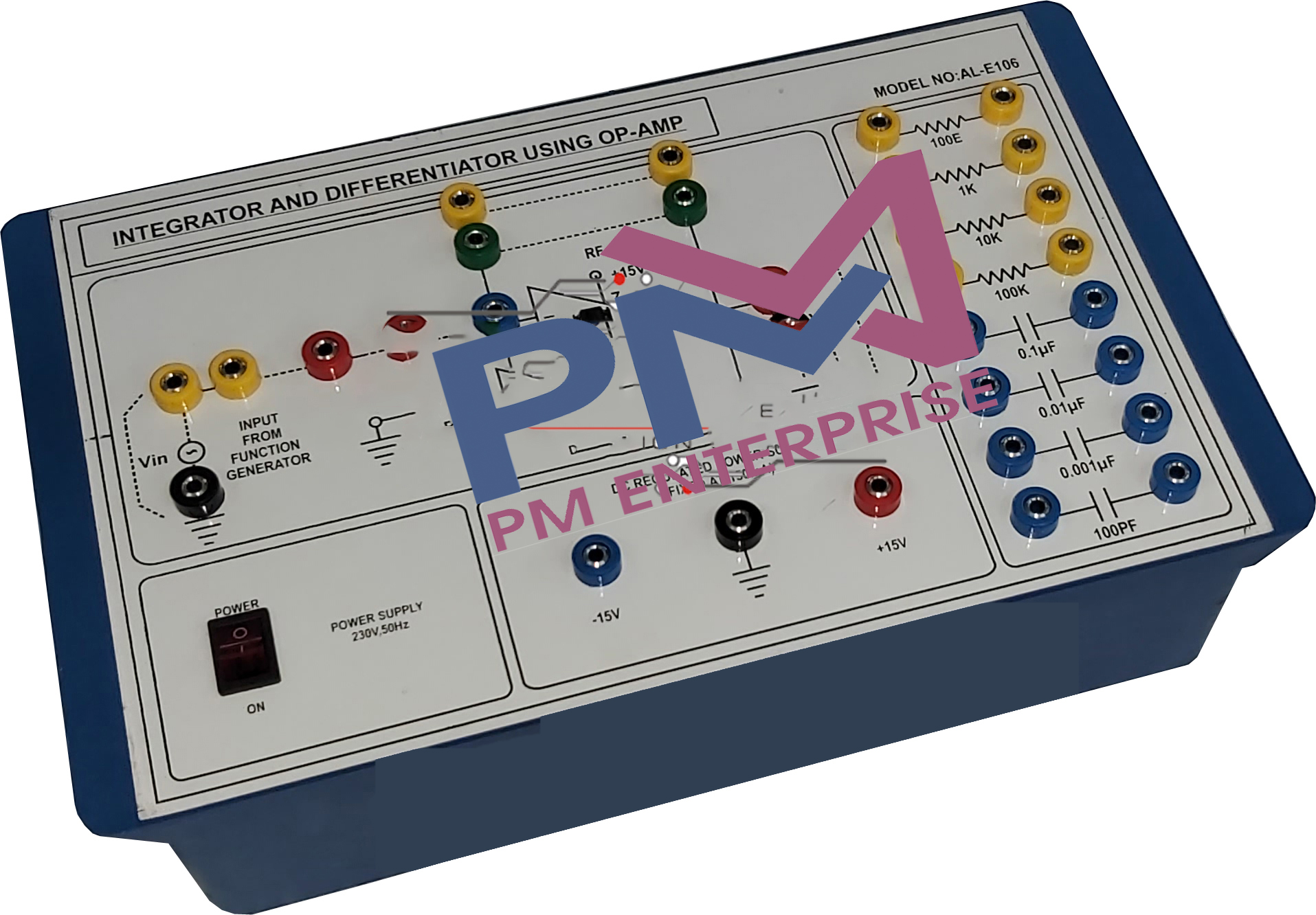 PM-P106 OP-AMP AS INTEGRATOR AND DIFFERENTIATOR TRAINER 