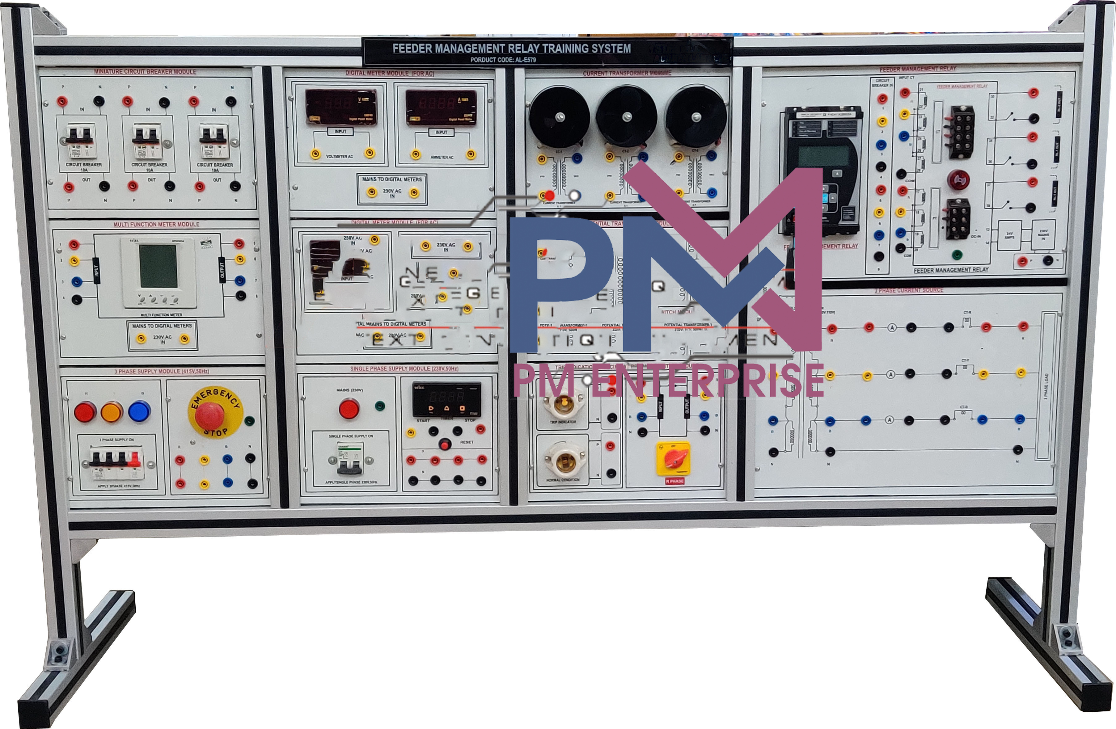 PM-P837 FEEDER MANAGEMENT PROTECTION RELAY TRAINING SYSTEM