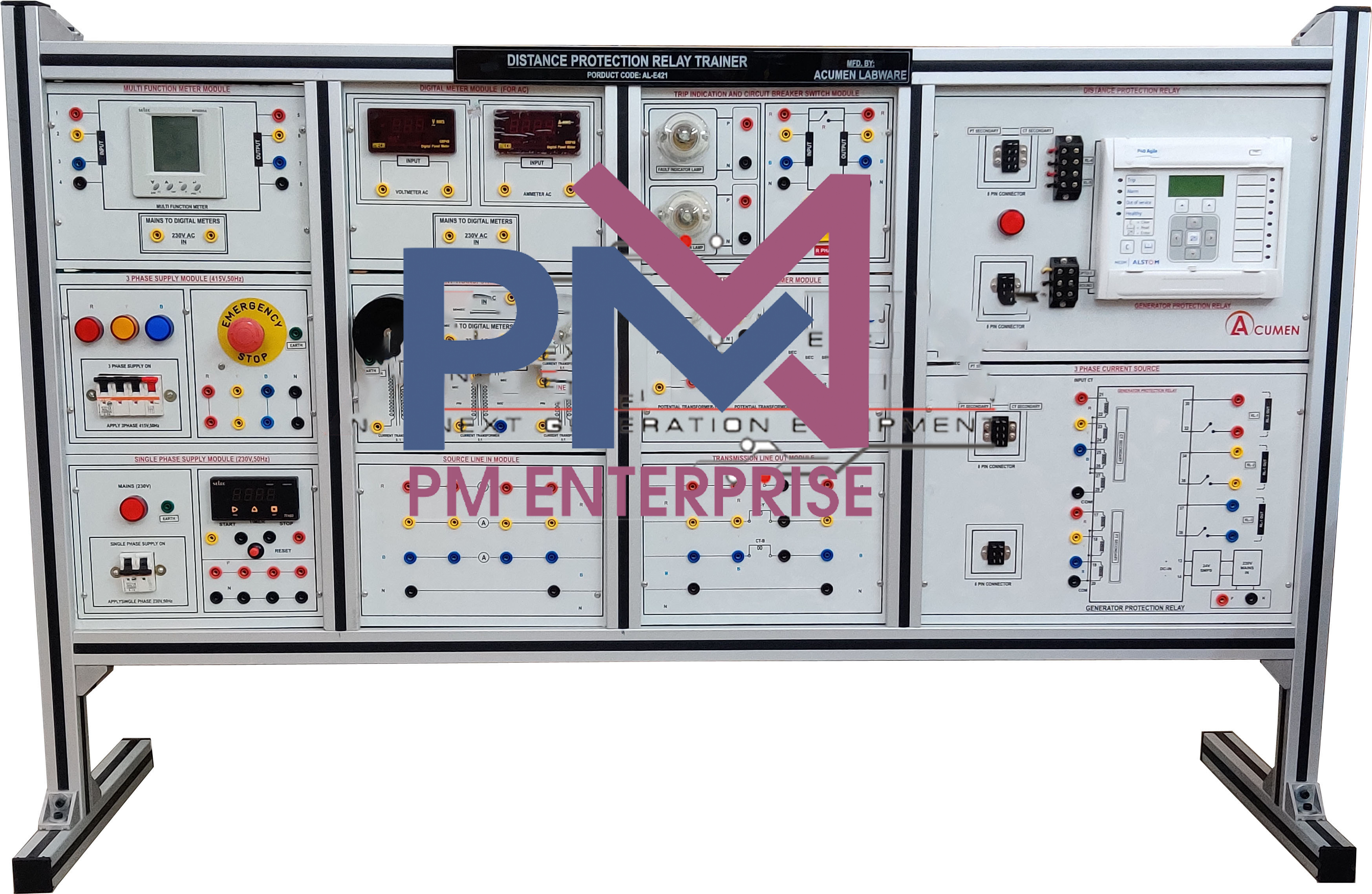 PM-P740 POWER TRANSMISSION AND DISTRIBUTION PROTECTION TRAINING SYSTEM 